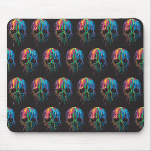 Rainbow Skulls Mouse Mat