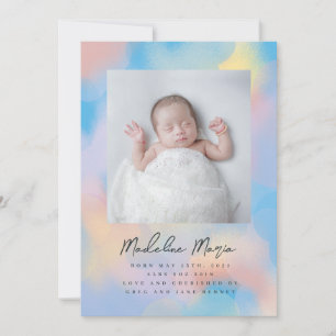 Rainbow Sky Invitation