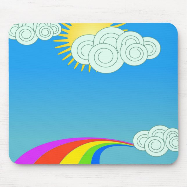 RAINBOW SKY MOUSE MAT (Front)