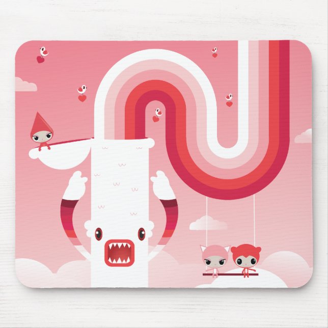 Rainbow sky mouse mat (Front)