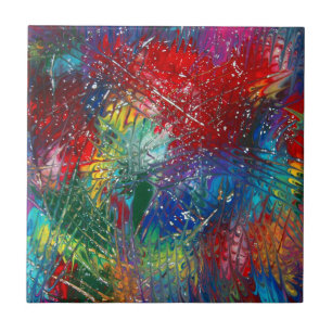 Rainbow Slashes Tile