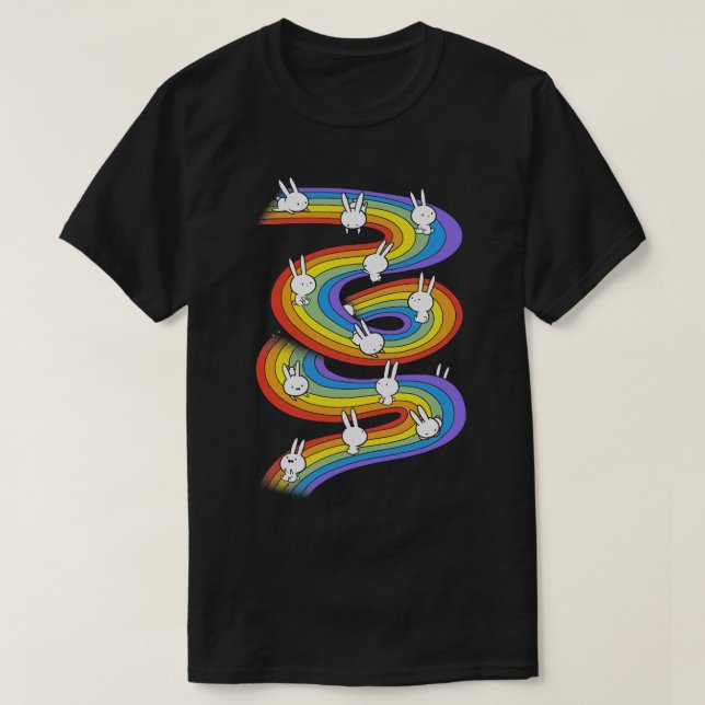Rainbow Slide T-Shirt (Design Front)