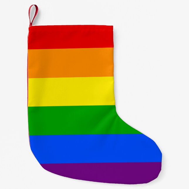 RAINBOW SMALL CHRISTMAS STOCKING (Front)