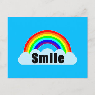 RAINBOW - Smile Postcard