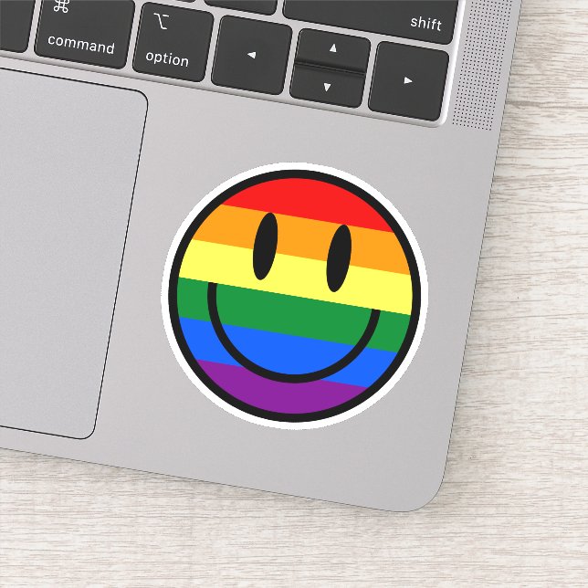 Rainbow Smiley Face (Detail)