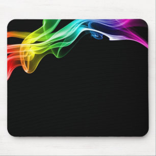 rainbow smoke mouse mat