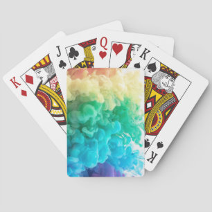 rainbow smokes playing cards