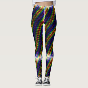 Rainbow Snakeskin Leggings