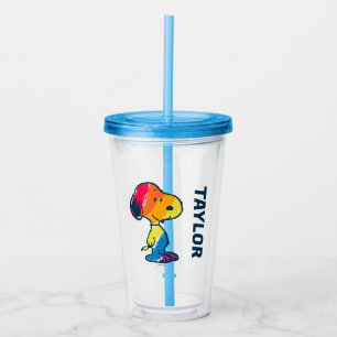 Rainbow Snoopy Acrylic Tumbler