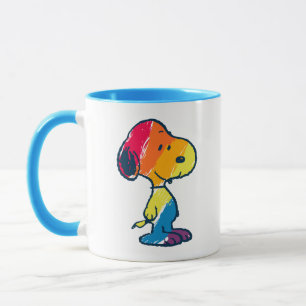 Rainbow Snoopy Mug