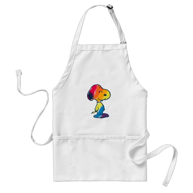 Rainbow Snoopy Standard Apron (Front)