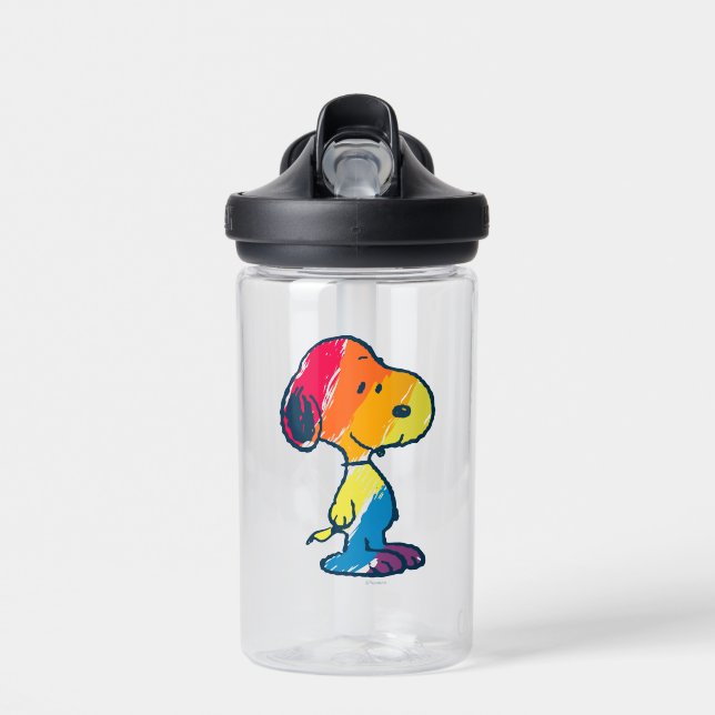 Rainbow Snoopy Water Bottle (Front)