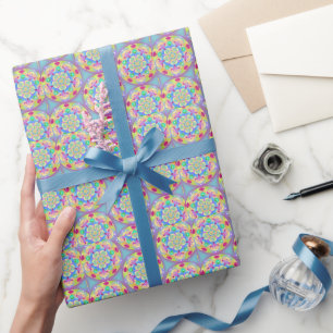 Rainbow Song Mandala Wrapping Paper