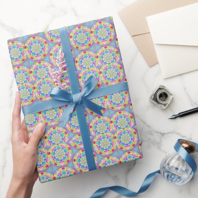 Rainbow Song Mandala Wrapping Paper (Gifting)