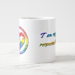 Rainbow Soul Circle Large Coffee Mug