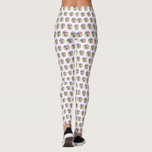 Rainbow Soul Circle Leggings (Back)
