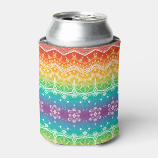 Rainbow Southwest Pattern By Megaflora Can Cooler