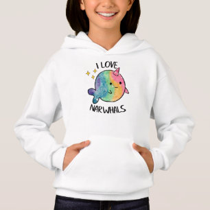 Rainbow Sparkle I Love Narwhals