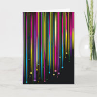 Rainbow Sparkle LGBT Christmas Card