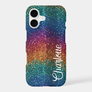 Rainbow Sparkle Metallic Elegant Personalised