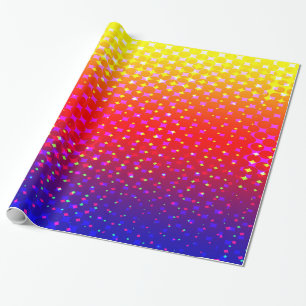 Rainbow Sparkle Pattern Wrapping Paper