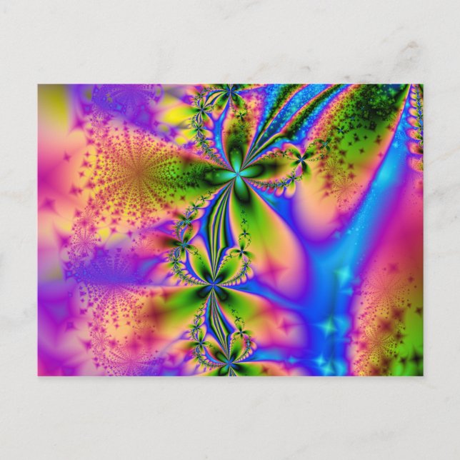 Rainbow Sparkles Postcard (Front)