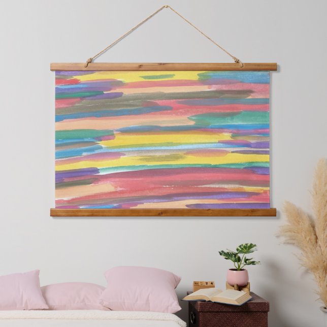Rainbow Spectrum Abstract Hanging Tapestry (Bedroom)