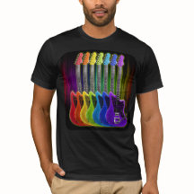 Rainbow Spectrum Electric Guitar T-Shirt