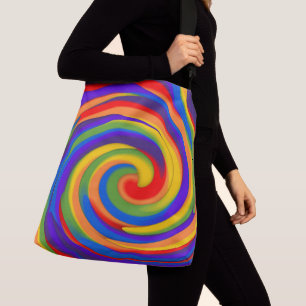 rainbow spin crossbody bag