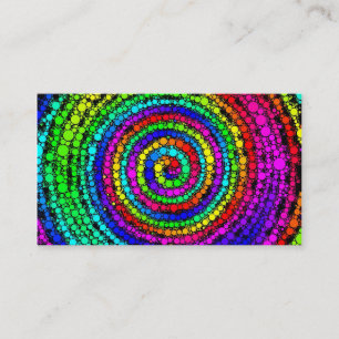 Rainbow Spiral Business Card