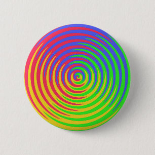 Rainbow Spiral Button