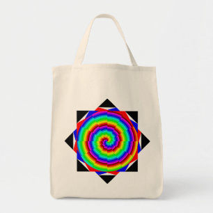 Rainbow Spiral by Kenneth Yoncich Tote Bag