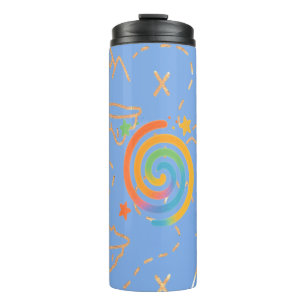 Rainbow Spiral Galaxy Thermal Tumbler