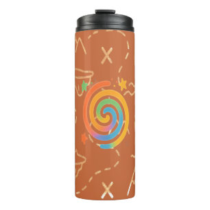 Rainbow Spiral Galaxy Thermal Tumbler