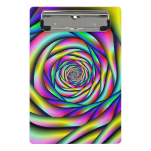 Rainbow Spiral Mini Clipboard