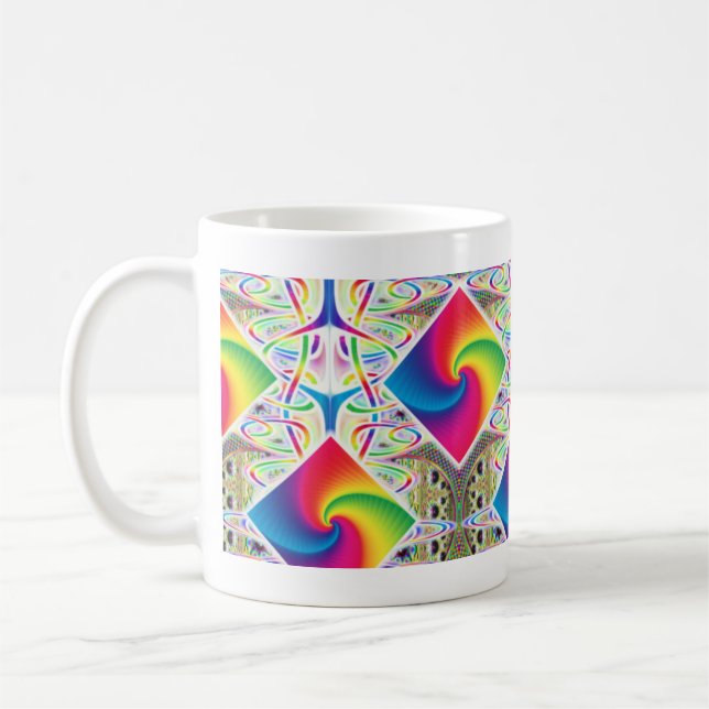 Rainbow Spiral Mug (Left)