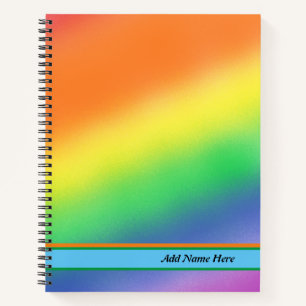 Rainbow Spiral Notebook