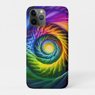Rainbow Spiral Out iPhone 11 Pro Case