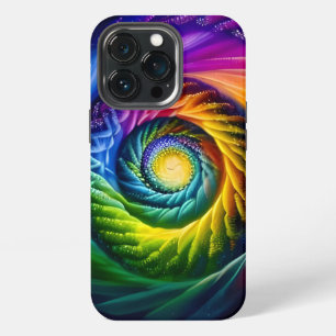 Rainbow Spiral Out iPhone 13 Pro Case
