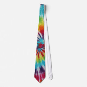 Rainbow Spiral Tie