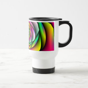 Rainbow Spiral Travel Mug