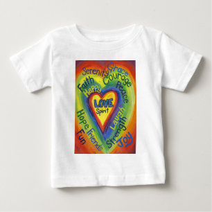 Rainbow Spirit Hearts Love Art Custom Shirt