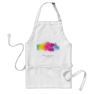 Rainbow Splash Dyeing Standard Apron