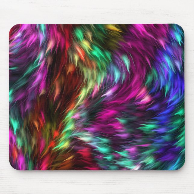 Rainbow Splash Mouse Mat (Front)