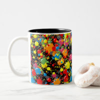 Rainbow Splash Paint Droplets PD