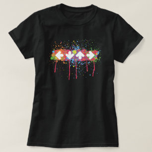 Rainbow Splatter T-Shirt