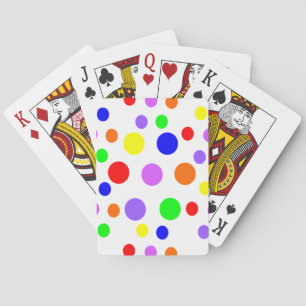 Rainbow Spots Playing Cards