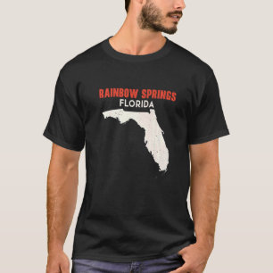 Rainbow Springs Florida USA State America Travel F T-Shirt