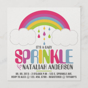 RAINBOW SPRINKLE Invitation