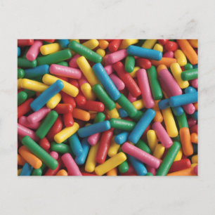 Rainbow Sprinkle Postcard